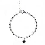 Bracelet Nell Onyx argent, Bijoux argent, bijoux haute fantaisie, bijoux fantaisie