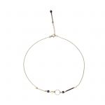 Collier Louise Purple plaqué or ~ 39 cm, bijoux plaqué or, collier plaqué or, bijoux fantaisie, bijoux, bijoux haute fantaisie