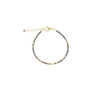 Bracelet Cassiopée prune plaqué or, bijoux haute fantaisie, bijoux de créateur, made in France,, Juan les pins