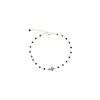 bracelet rosaire Onyx noires , bijoux fantaisie, bijoux de créateur, made in France Antibes Juan les pins