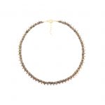 collier ras du cou Ifri pyrite ~ 36 cm